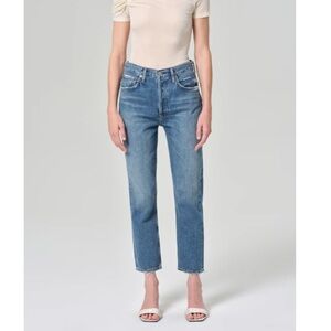 Agolde Riley HIGH RISE STRAIGHT CROP
IN FREQUENCY in size 26